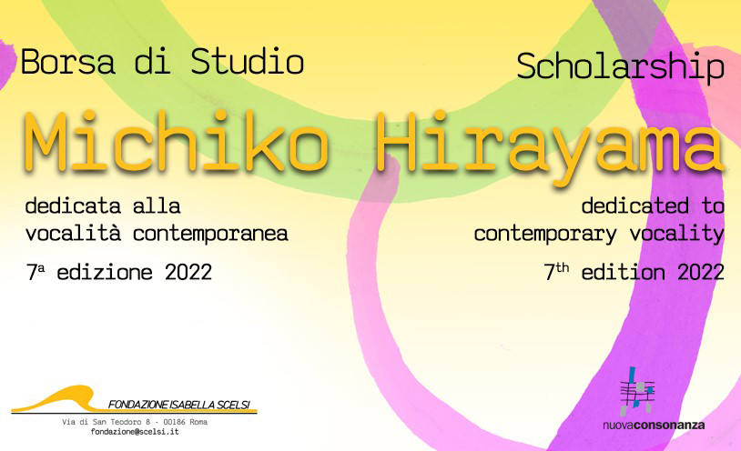 Borsa di studio Michiko Hirayama 2022