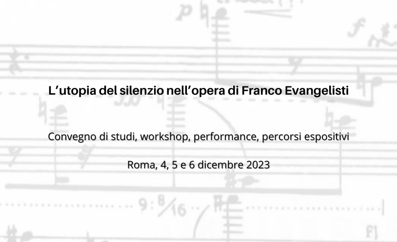 Convegno di studi, workshop, performance, percorsi espositivi